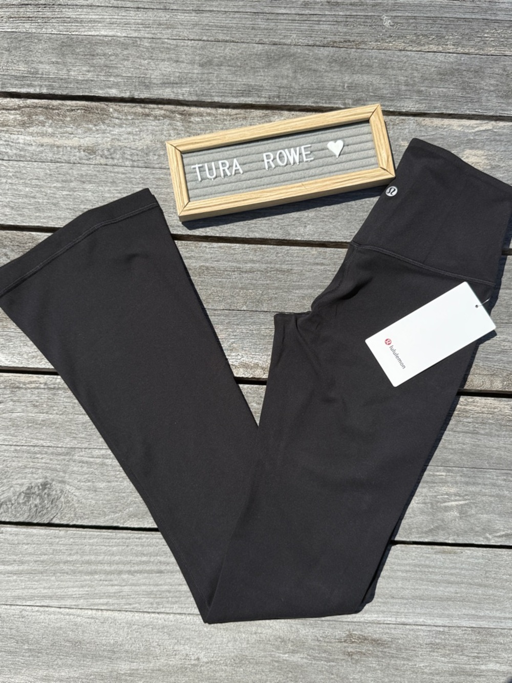 lululemon athletica Black Boot-Cut Flare Pants